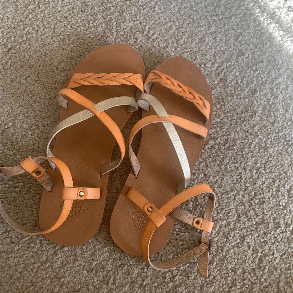 Beach sandals.